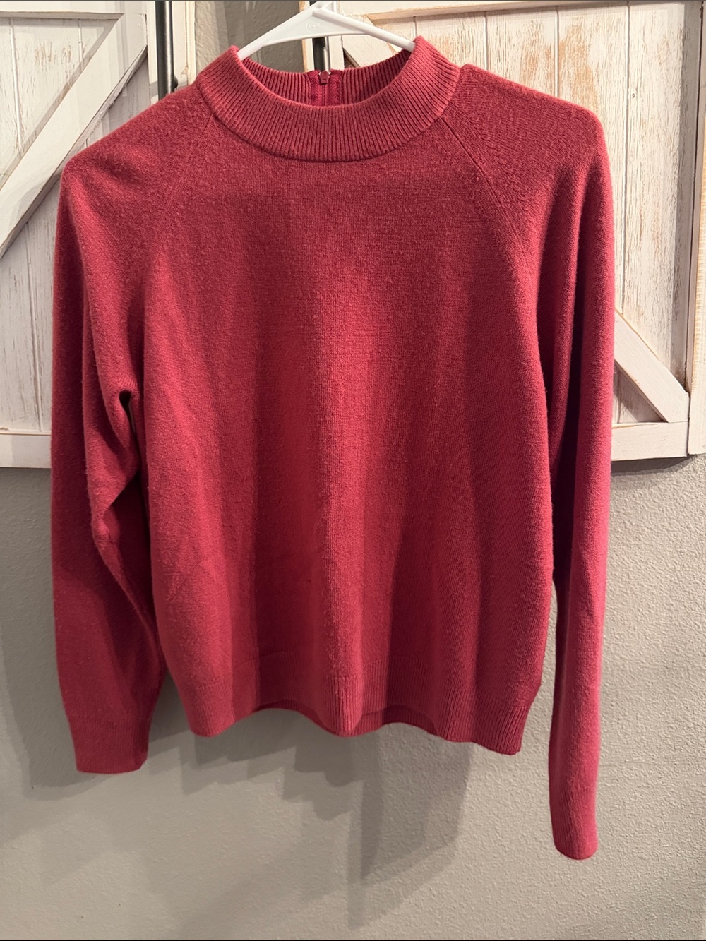 Mercer Street Studio Women's high  Neck Sweater -rosey pink ptp19 soft and cozy